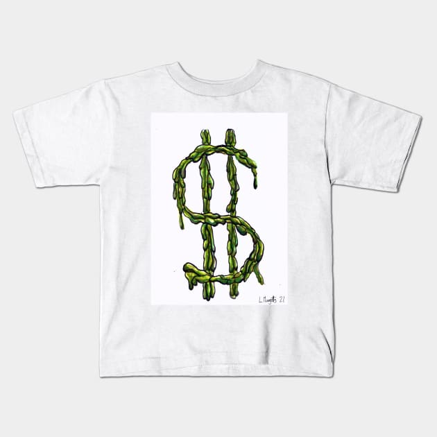 Money Drip Kids T-Shirt by LukeMargetts